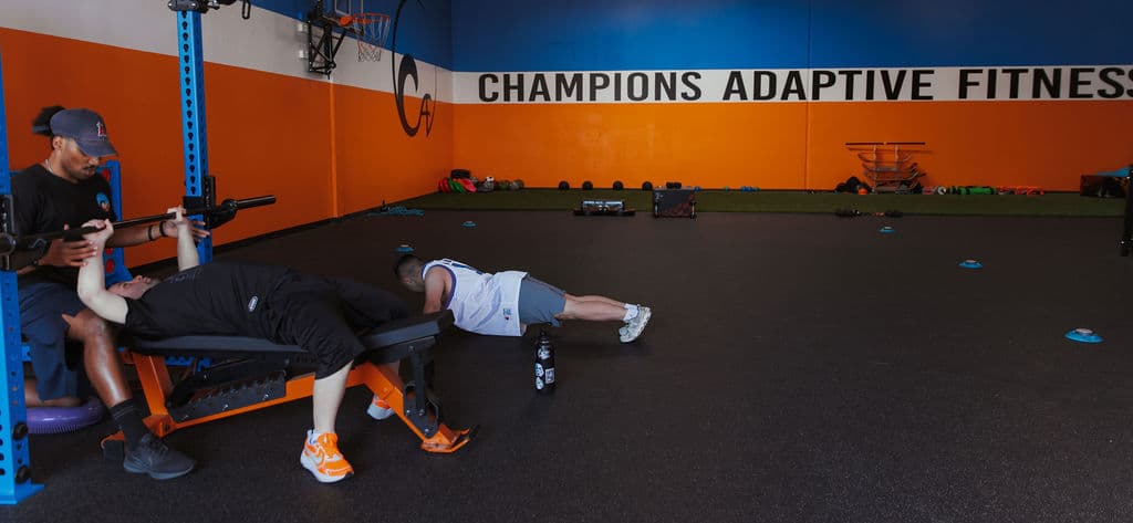 Small group adaptive fitness class